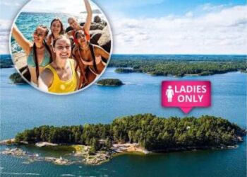 SuperShe është një ishull në Finlandë, ku burrat nuk lejohen