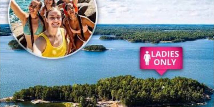 SuperShe është një ishull në Finlandë, ku burrat nuk lejohen